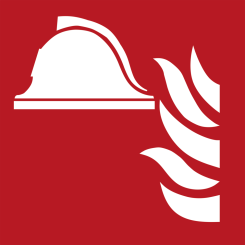 Brandutrustning - Brandskylt ISO 7010 F004
