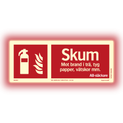 Supernova+® Skumsläckare ISO - Färgefterlysande 100 x 250 mm