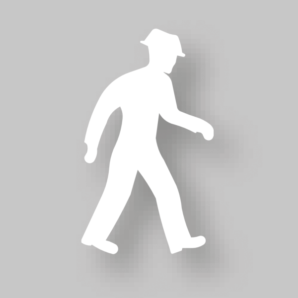 PREMARK gångsymbol – termoplastisk vägmarkering