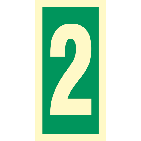 Direction sign  - Number 2 