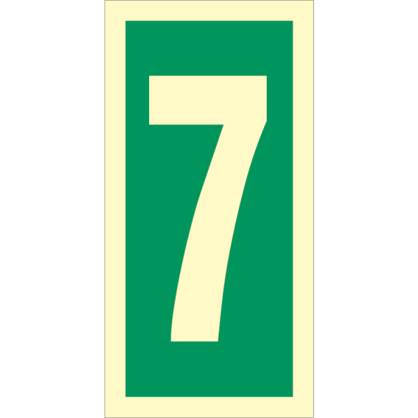 Direction sign  - Number 7 