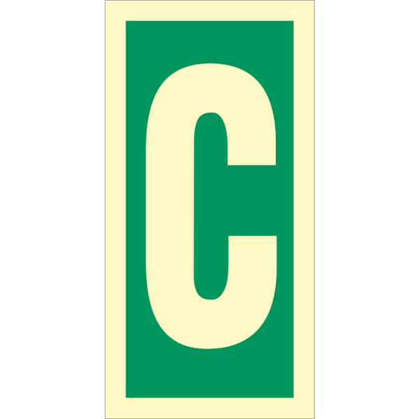 Direction sign  - Character C 