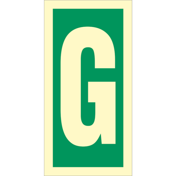 Direction sign  - Character G