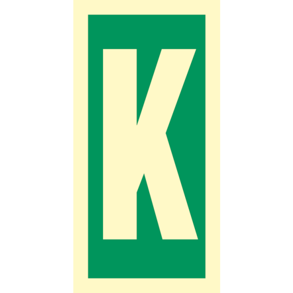 Direction sign  - Character K