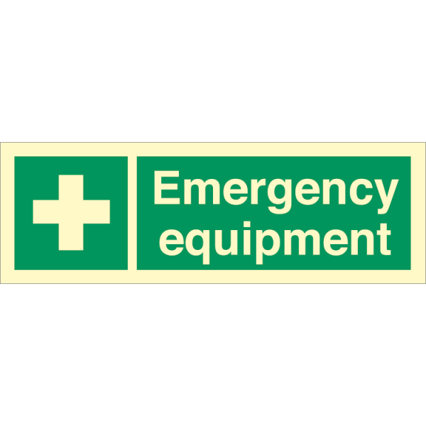 Emergency sign -  Emergency equipment 