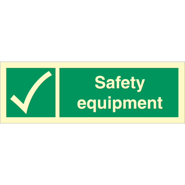 Emergency sign -  Safety equipment 