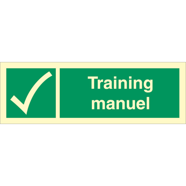 Emergency sign -  Training manual 