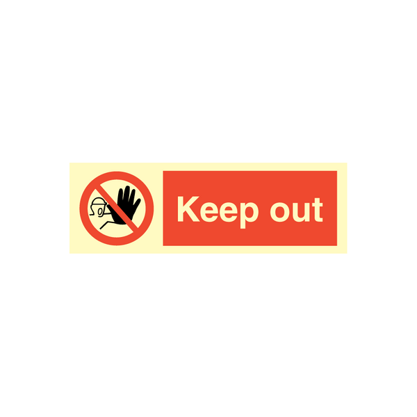 Prohibition sign - Keep out 