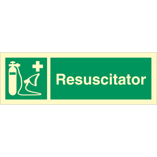 Emergency sign -  Resuscitator 