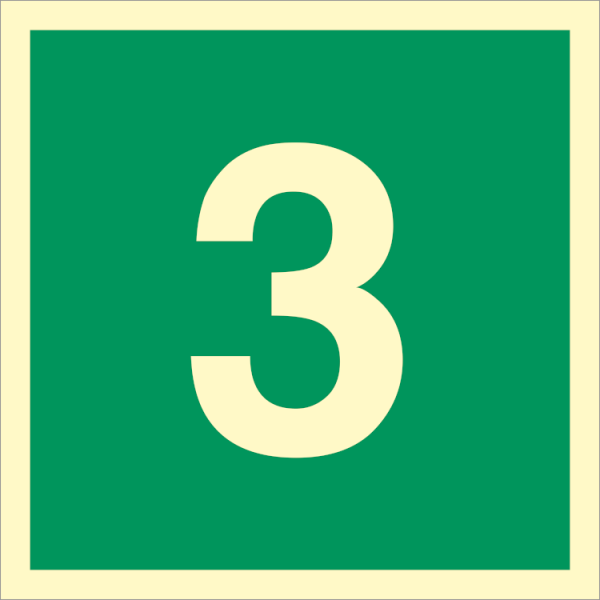 IMO sign - Number 3 