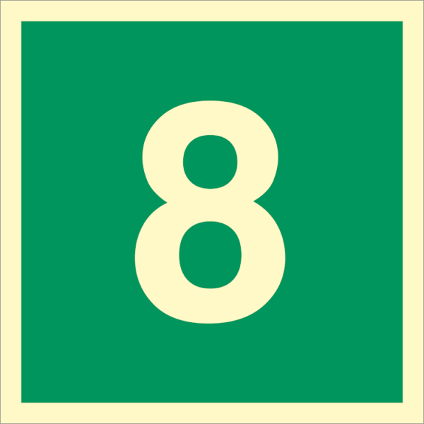 IMO sign - Number 8 