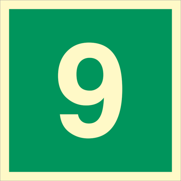 IMO sign - Number 9 