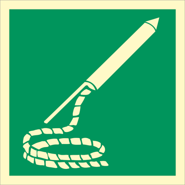 IMO sign - Line-throwing appliance 