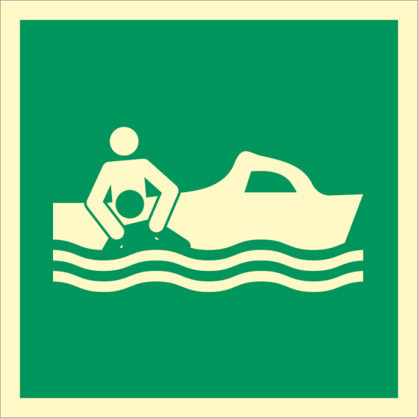 IMO sign - Rescue Boat