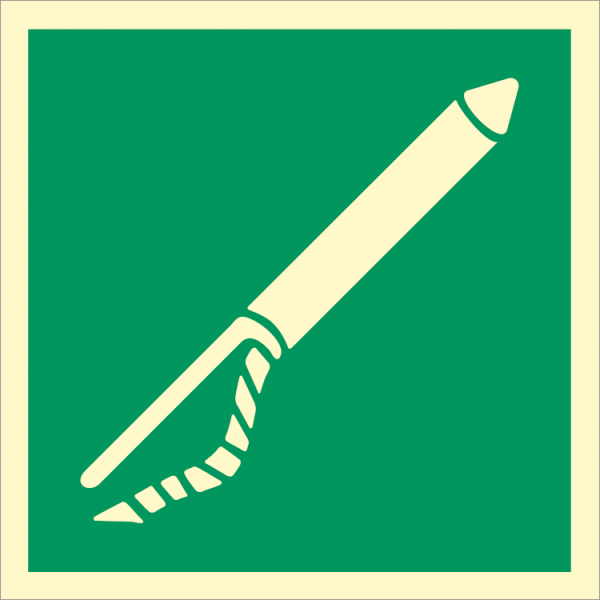 IMO sign - Line-throwing appliance