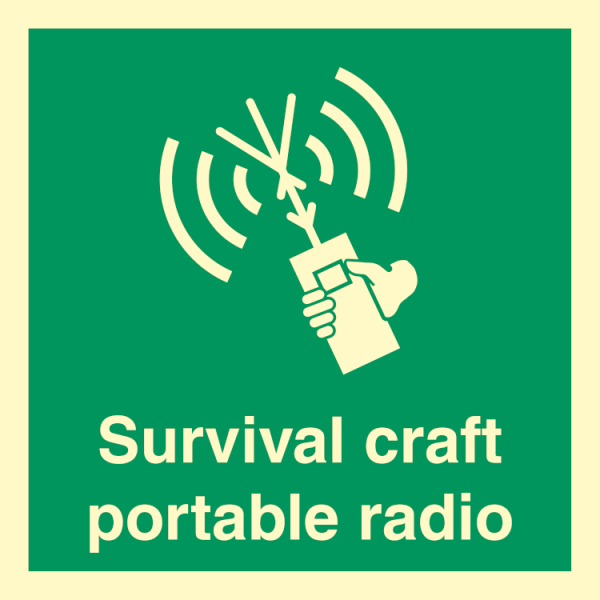IMO sign - Survival craft portable 