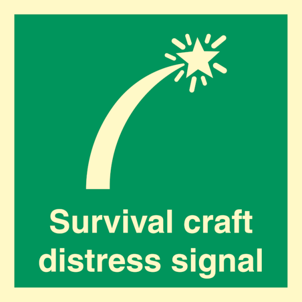 IMO sign - Survival craft distress signal 