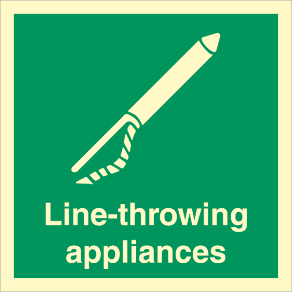 IMO sign - Line-throwing appliance