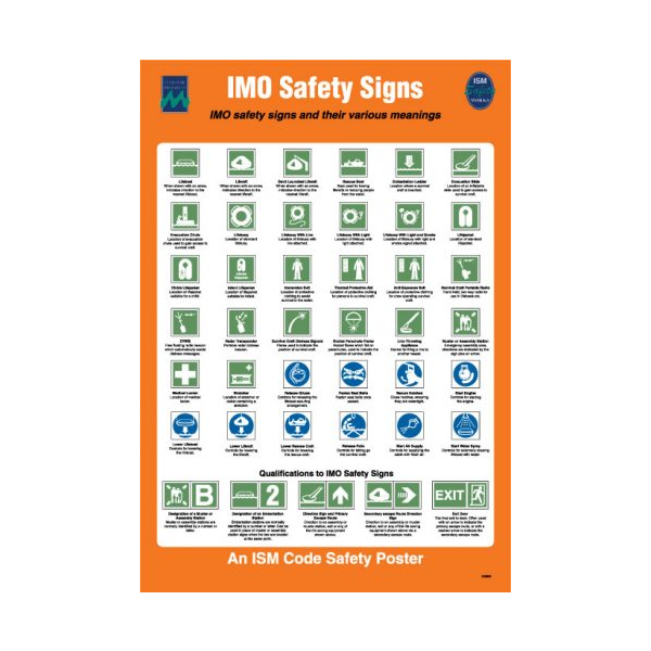 IMO safety signs IMO skylt - Självhäftande vinyl 475 x 330 mm