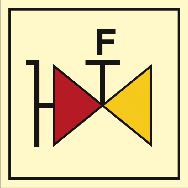 Fire control sign - Fire hydrant Foam 