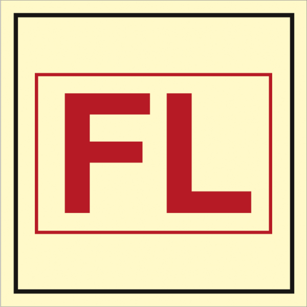 Fire control sign - Fire locker 