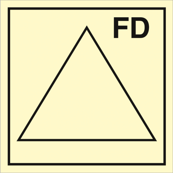 Fire control sign - Fire doors remote control