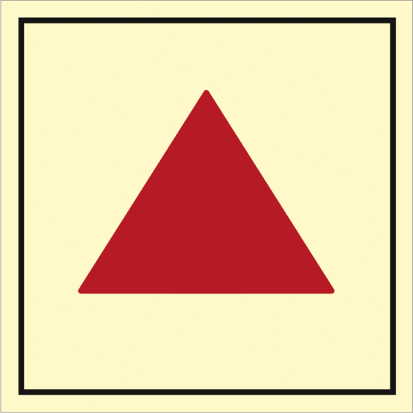 Fire control sign - Water tight door indicator panel 