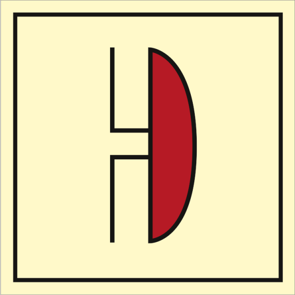 Fire control sign - Bell fire alarm 