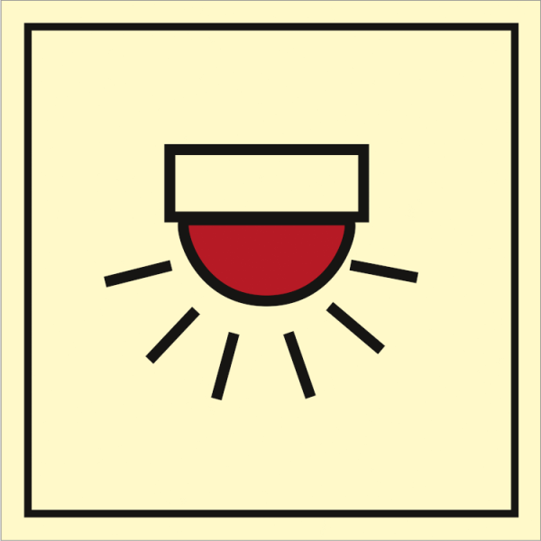 Fire control sign - Light signal column 