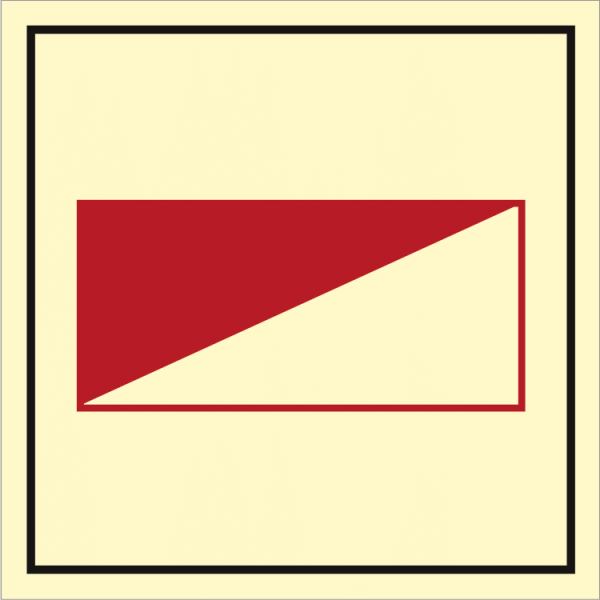 Fire control sign - Control panel for fire detection 