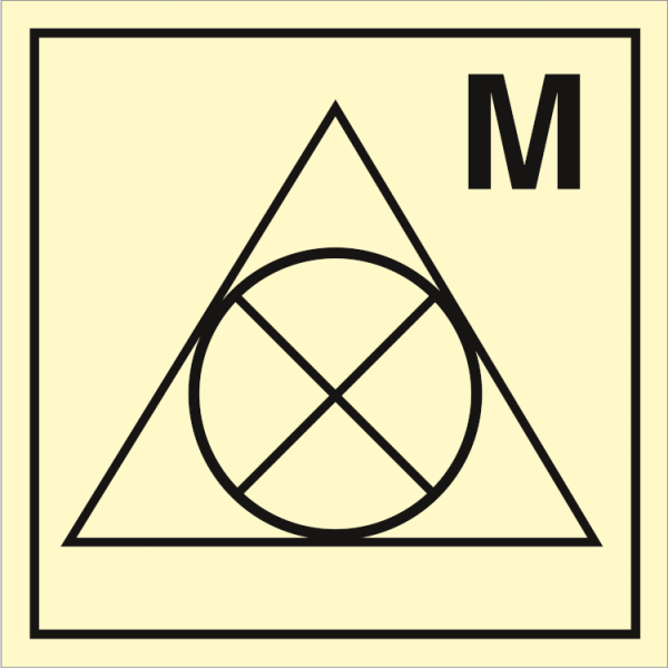 Fire control sign - Remote ventillation shutoff