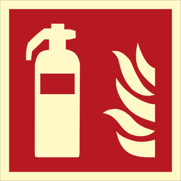 Fire sign - Fire extinguisher 