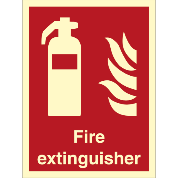 Fire sign - Fire extinguisher 
