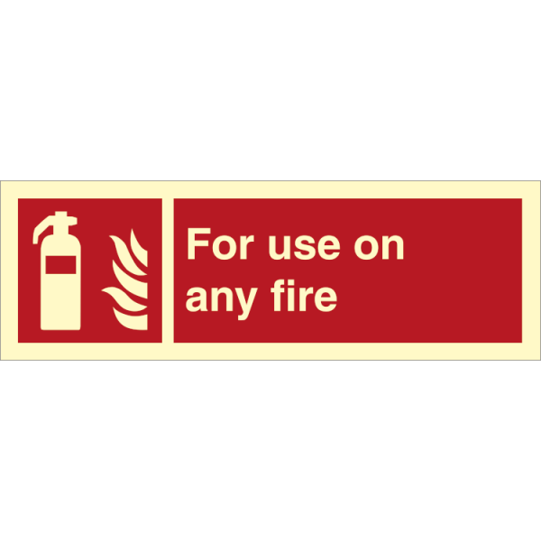 Fire sign - For use on any fire 
