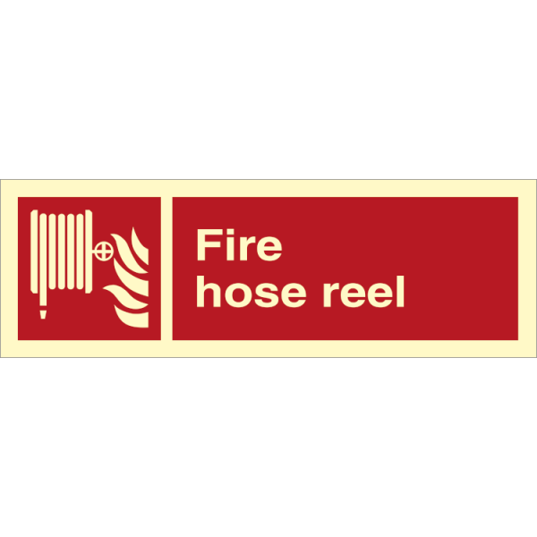 Fire sign - Fire hose reel 