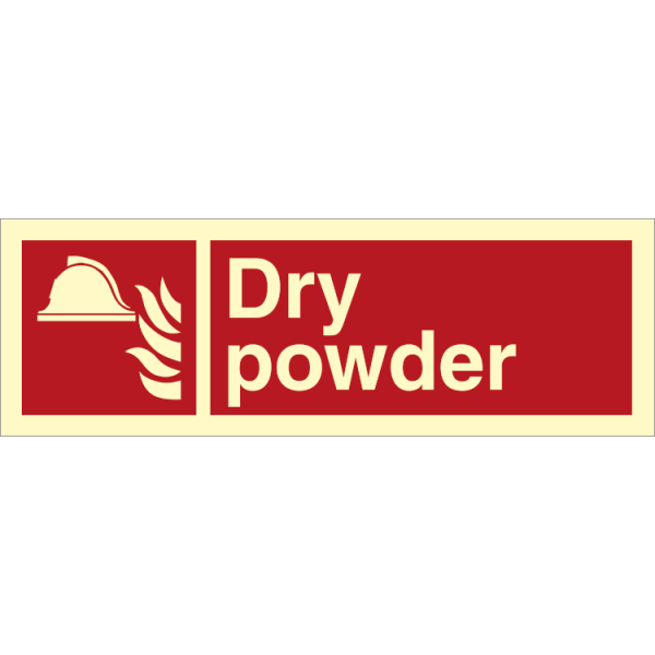 Fire sign - Dry powder 