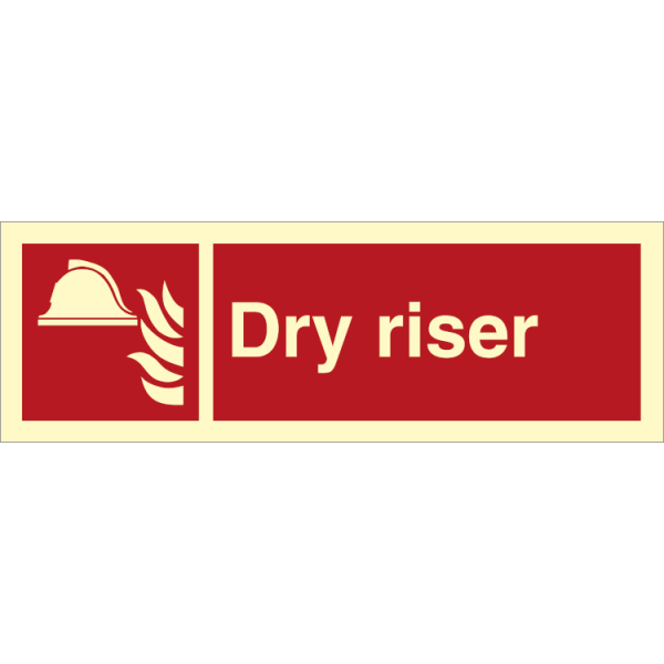 Fire sign - Dry riser 
