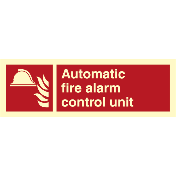 Fire sign - Automatic fire alarm control unit 