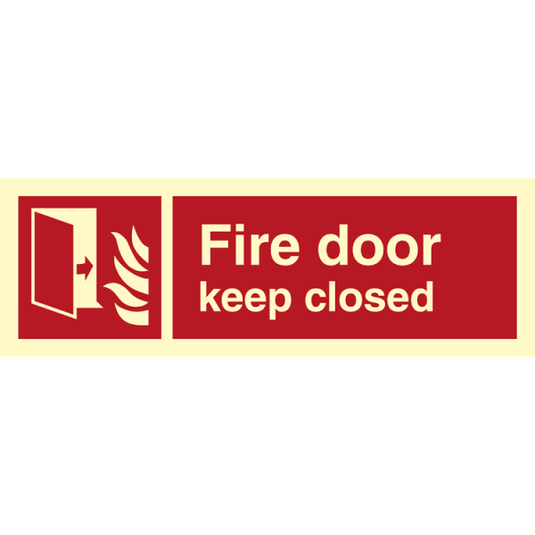 Fire sign - Fire door keep closed 