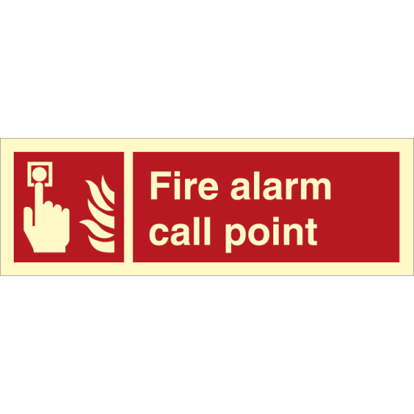 Fire sign - Fire alarm call point 
