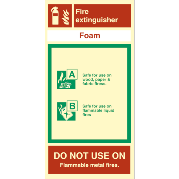 Fire sign - Foam Spray 