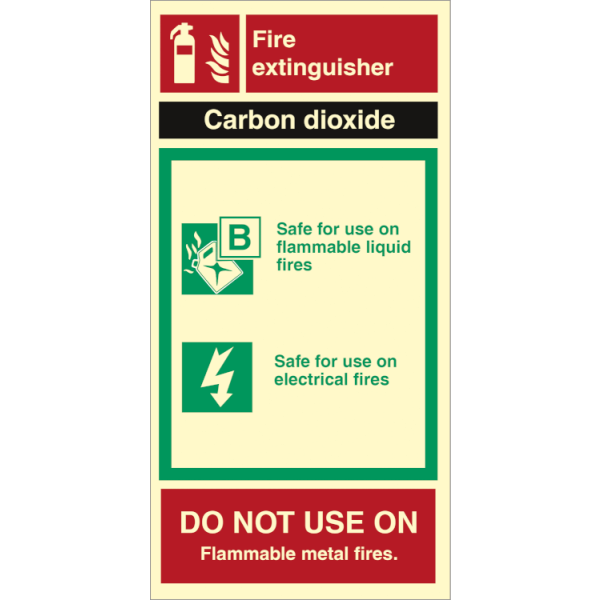 Fire sign - Carbon Dioxide 