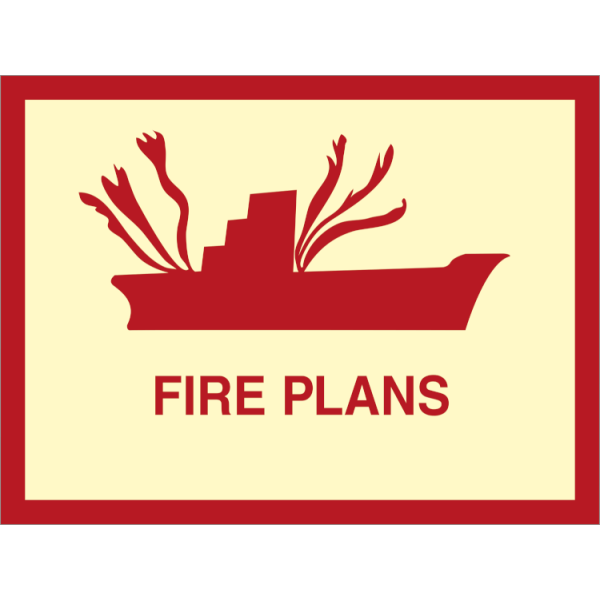 Fire sign - Fire plans 