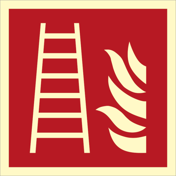 Fire sign - Fire ladder