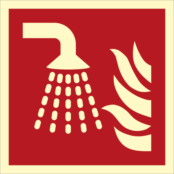 Fire sign - Water fog applicator