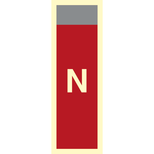 Fire sign - Supplementary sign nitrogen