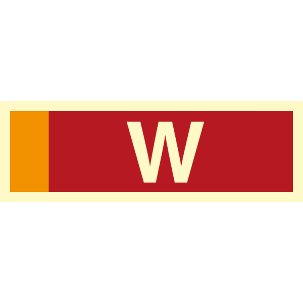 Fire sign - Supplementary sign W