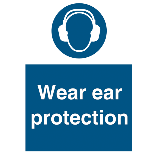 Mandatory sign - Wear ear protection 