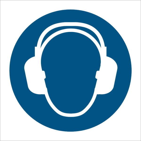Mandatory sign - Wear ear protection 