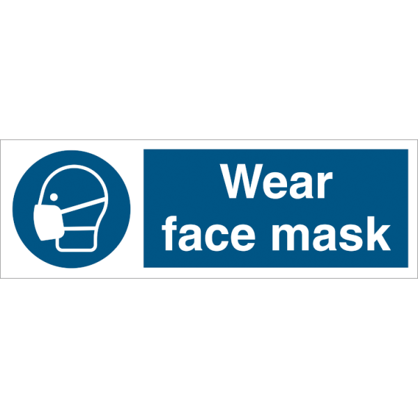 Mandatory sign - Wear face mask 
